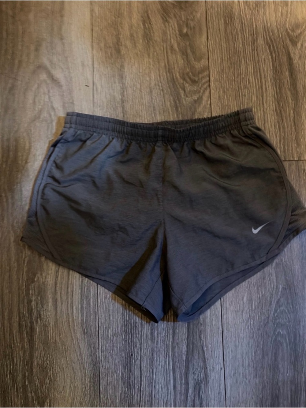 Girls Grey Nike Running Shorts